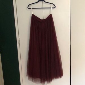 Revelry size 12 maroon skirt